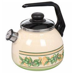 Чайник эмалированный Vitross Oliva со свистком 1RC12, 3 л