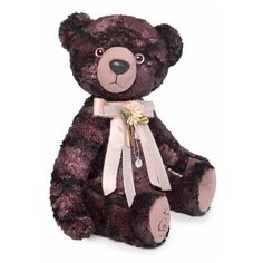 Мягкая игрушка Медведь БернАрт бордовый металлик, (100% оригинальный Budi Basa), 34 см