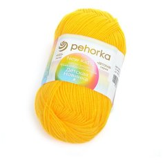 Пряжа для вязания ПЕХ "Детская Новинка" (100% акрил) 10х50г/200м цв.012 желток Пехорка