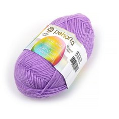 Пряжа для вязания ПЕХ "Детская Новинка" (100% акрил) 10х50г/200м цв.389 св. фиалка Пехорка
