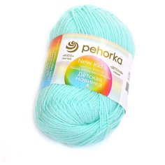Пряжа для вязания ПЕХ "Детская Новинка" (100% акрил) 10х50г/200м цв.073 айсберг Пехорка