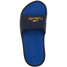Шлепанцы Decathlon размер EU 33/34, Синий Графит/Королевский Синий/Неоновый Светло-Оранжевый