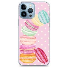 Силиконовый чехол "Пирамидка макарони" на Apple iPhone 13 Pro Max / Айфон 13 Про Макс Case Place