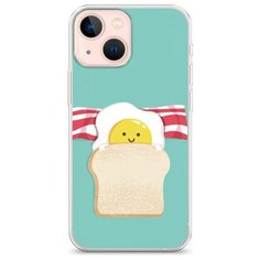 Силиконовый чехол "Съедобная кровать" на Apple iPhone 13 mini / Айфон 13 мини Case Place
