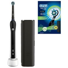 Электрическая зубная щетка Oral- B Pro 750 CrossAction D16 Black + футляр
