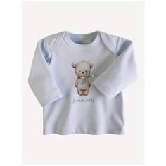 Лонгслив Наша мама, размер 62, голубой