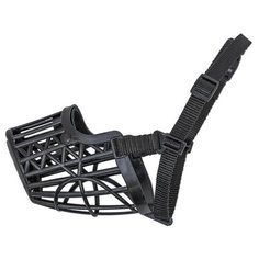 Намордник пластиковый ZооM "№5" (ротвейлер), цвет: черный, 26 см Дарэлл