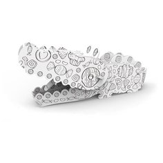 Пазл 3D для раскрашивания REZARK "Крокодил", 35,5х8,5х12 см, арт. SFP-002