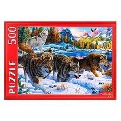 Пазлы "Бегущие волки", 500 элементов Рыжий кот