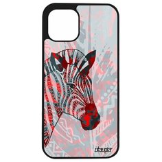 Чехол на смартфон Apple iPhone 12 pro, "Зебра" Horse Лошадь Utaupia