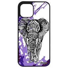 Чехол на смартфон Apple iPhone 12, "Слон" Азиатский Саванна Utaupia