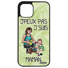 Чехол на смартфон iPhone 12, "Не могу - стала мамой!" Юмор Карикатура Utaupia