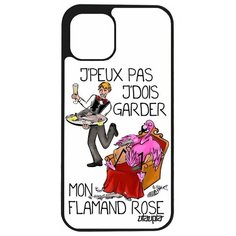 Чехол на смартфон Apple iPhone 12, "Не могу - у меня фламинго!" Повод Шутка Utaupia