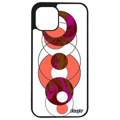 Чехол на смартфон iPhone 12 pro, "Круги" Структура Узор Utaupia