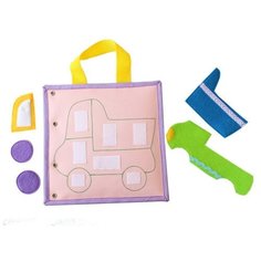 Мягкая аппликация на липучках "Машинка" Santa Lucia