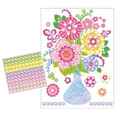 Набор для творчества "Аппликация бусинами. Букет. Весенняя фантазия" Десятое королевство