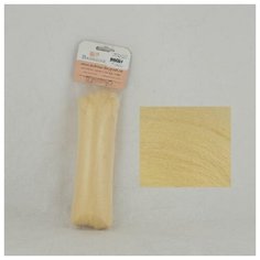 Волокно для валяния "Семёновская пряжа" (шерсть), цвет: 0772 шампанское, 100 г