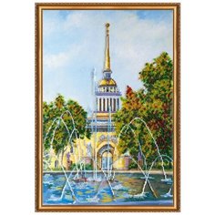 Набор для вышивания бисером абрис АРТ AB-314 Городские зарисовки -2 30х45 см Abris ART