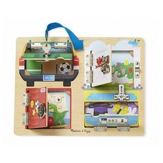 Доска с замочками "Первые навыки" Melissa & Doug