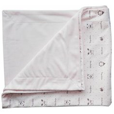 Плед с рисунком Папитто двухслойный (цвет: розовый)