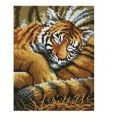 Алмазная мозаика на подрамнике 20*25 см Белоснежка 550- ST- S Тигрёнок