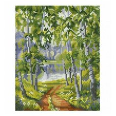 Алмазная мозаика на подрамнике 20х25 см Белоснежка 530- ST- S Из рощи