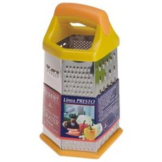 Тёрка Regent шестигранная, 23 см (желтая)