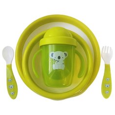 Набор детской посуды (цвет: зеленый) Uviton