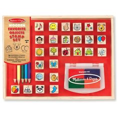 Набор печатей "Любимые предметы" Melissa & Doug