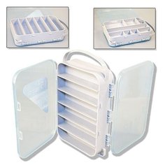 Коробка рыболовная пластмассовая двухсторонняя Salmo (185х135х52 мм)