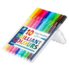 Ручки капиллярные "Triplus 338. Яркие цвета", 10 цветов Staedtler