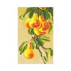 Кристальная мозаика (алмазная вышивка) Фрея "Сочные груши", арт. ALV-1, 28x45 см