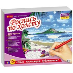 Набор для творчества "Роспись по холсту. Тропический рай" Ranok Creative