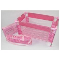 Игровой набор мебели "Манеж", с металлическим каркасом Рыжий кот