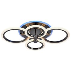 Светодиодная люстра 8076/4 PBK 76W+8W RGB Profit Light