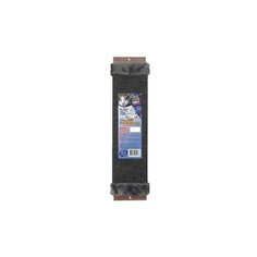 Когтеточка ковровая с мехом, с запахом валерьяны, 15x60 см Зверьё Моё