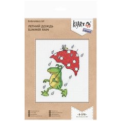 Набор для вышивания крестом Klart "Летний дождь", 10x12 см, арт. 8-378