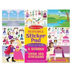 Набор со стикерами и фоном "Принцессы" Melissa & Doug