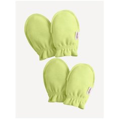 Царапки Be Happy Наша мама, салатовый, размер 0-6 мес