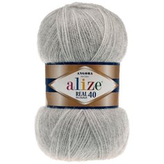 Пряжа Alize "Angora Real 40", 480 метров, 5 мотков по 100 грамм, цвет: 404 шампань