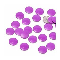 Стразы термоклеевые "Ideal", металл, размер: 8 мм, цвет: сиреневый (200 штук)
