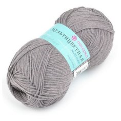 Пряжа Пехорка "Мультицветная", 180 метров, 5 мотков по 50 грамм, цвет: 585 графит