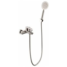 Профсан сталь ПСМ 300-1 STEEL, Смеситель для ванны из нержавеющей стали (короткий носик) Prof San