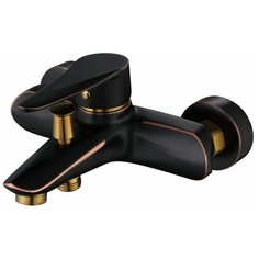 Профсан бронза ПСМ-301-1 STEEL BLACK, Смеситель для ванны из нержавеющей стали (короткий носик) Prof San
