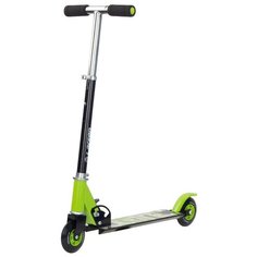 Детский городской самокат Larsen Scooter N, зеленый/черный