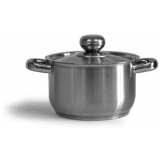 Амет 1с2400 Славяна ТРС-3, Кастрюля 2,5л (d: 200мм, объёмные ручки, металлическая крышка)