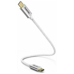 Кабель Hama 00187209 USB Type- C (m)- Lightning (m) 0.2 м, белый