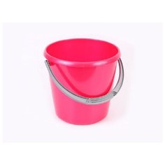 Ведро "Соло", 10 л, цвет: красный Martika