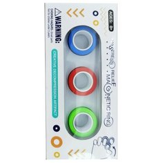 Игрушка антистресс "Магнитные кольца" (красный/синий/зеленый) Коробка Lanaland