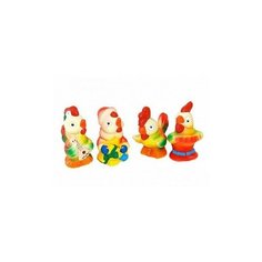 Набор резиновых игрушек "Новогодние Петушки Кудесники